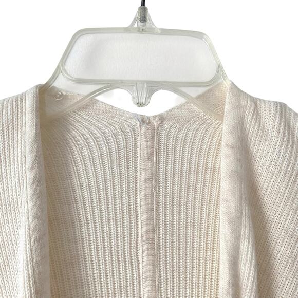 Lululemon Cashlu Knit Textured Wrap Heathered White Opal Cream medium large - Picture 4 of 6
